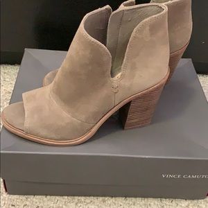 Vince Camuto “Kathleen”  open toe bootie